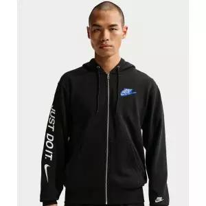 나이키 NIKE 스포츠웨어 클럽 프렌치 테리 풀집 후디 M - 블랙:화이트 IF0726-010 148637