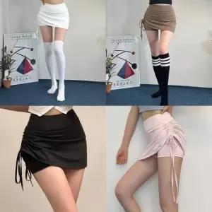 패딩 돌핀셔링스커트팬츠 요가 운동복 폴댄스치마바지 맨투맨티 트레이닝 운동복세트 긴팔티 특수 피트니스