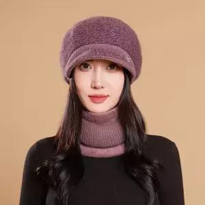 [룽스_62]겨울모자 중년여성 비니 벙거지햇 캡비니 모자