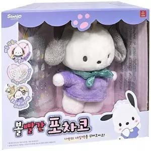 [오로라월드]산리오캐릭터즈 볼빨간 포차코 장난감 인형 네임택-WFO9D4Y