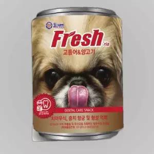 도그죤 도기후레쉬리아 후레쉬 고등어+양고기 캔 375g