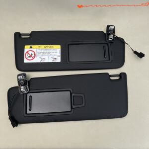 5GG 857551 VW 골프 7 Passat B8 CC Jetta 자동차 인테리어 선 실드 액세서리 용 메이크업 거울이있는 블랙