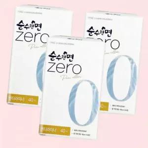 순수한면 제로 라이너 40P X 3팩 4310605