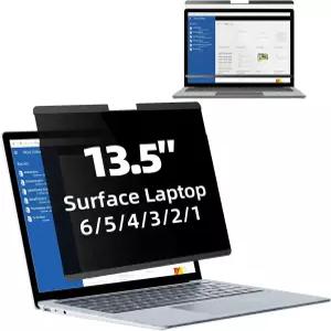 13.5인치 Microsoft Surface Laptop 6/5/4/3/2/1 탈착식 스파이 글레어 블루 라이트 필터 개인정보 보호