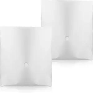 Ireer 2Pcs 튀김기 필터 종이 봉투 스타일 18.5 x 20.5 인치 1.5 구멍 1 측면 그리스 요리용 상업용 카페
