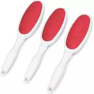 보풀 제거 브러시 매직 벨벳 및 반려동물 털 제거제가 의류 원단에서 먼지 비듬 효과적으로 3 팩