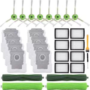 iRobot Roomba j7 7150 7550 i3 3150 i3+ 3550 i4 i6+ 6550 i7+ i8 로봇 롤러 브러시 2세트 필터 8개