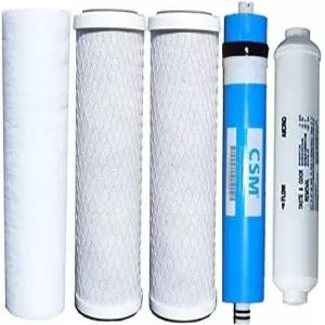 CSM 역삼투압 교체 필터 세트 5pcs w 50 GPD 멤브레인