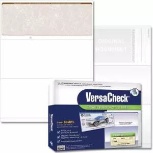 VersaCheck 검사 - 500개의 빈 비즈니스 바우처 Tan Classic 500장 양식 1000 상단 확인