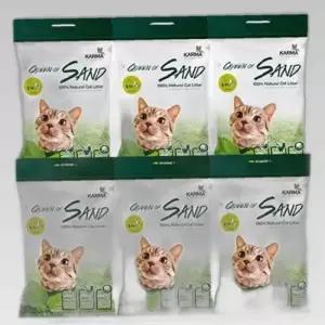 고양이 천연 두부 모래 녹차 적은 샌드 7L 먼지 6P