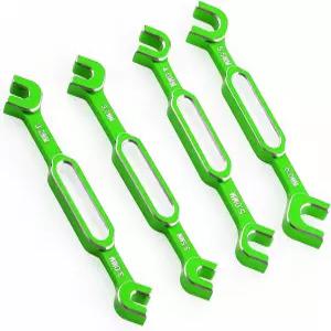 4PCS RC 렌치 3.0/3.2/3.5/3.7/4.0/5.0/5.5/6.0mm 턴버클 너트 볼 조인트 리무버 알루미늄 합금 자동차