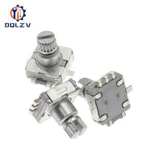 푸시 버튼이 있는 스위치 회전 무한 EC11 10MM 도 인코더 코드 30 360 위치