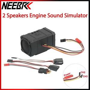 스피커 RC카 SENSE 2 스피커 듀얼 혼 엔진 사운드 시뮬레이터 10가지 크롤러 버기, 드리프트 TRX4, D90 Axi