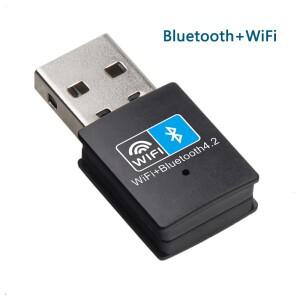 LTE 1pcs WiFi 블루투스 무선 어댑터 150Mbps USB 2.4G V4.0 동글 네트워크 카드 데스크탑 노트북 PC 용 RT