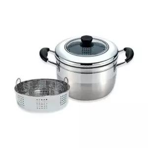 튜울립 찜 냄비 20CM 스텐 인덕션 찜솥 찜냄비 찜솥 세라믹