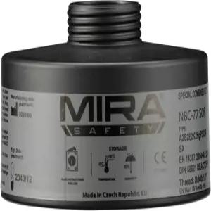 미라 세이프티 M 마스크 필터 - 풀 페이스 인증 CBRN 40mm NATO 최장 20년 유통기한 진공 밀봉 NBC 호환