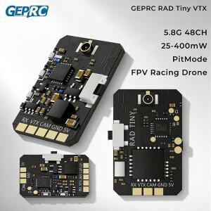 카메라 GEPRC RAD Tiny 5.8G 400mW 조정 가능한 VTX 48CH Pit 모드 IRC Tramp U.FL 커넥터 NTSC/PAL 비디오