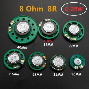 스피커 외부 마그네틱 초인종 장난감 스피커, 8R 직경 20mm Ohm 0.25W 2 개