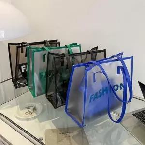 [룽스_62]사각 불투명가방 투명가방 비치가방 여름가방Y