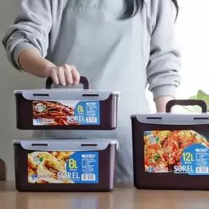 고품질 맛있는 김치보관 밀폐용기 김치통 6L 8L 12L 김치냉장용기 (W7990CC)
