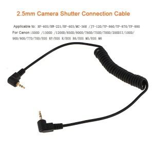 카메라 리모컨 Yongnuo RF-603 RW-221 MC-36R JY-120 LS-2.5 C1 셔터 릴리스 코드 케이블, 캐논 EOS R6 R7