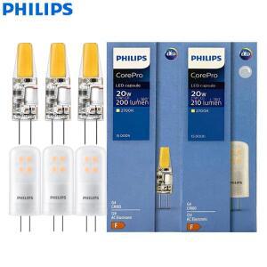 필립스호환 G4 LED 캡슐 1.7W 2.1W(=20W 할로겐) 핀 라이트 CorePro 2700K 화이트 AC 12V 장식용 전구 작업