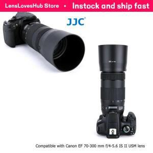 JJC 카메라 렌즈 후드 캐논 호환호환 EF 70-300mm f/4-5.6 IS II USM RF 100-400mm f/5.6-8 버튼 포함 ET-7