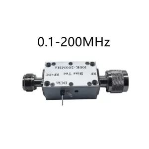 장파 중파 단파 및 초단파 DC 바이어스 절연체 동축 공급 0.1-200MHz 1A