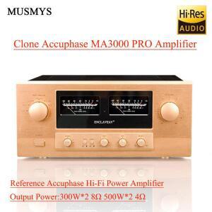 MUSMYS-레퍼런스 아큐페이즈 MA3000 프로 300W*2 하이파이 고출력 앰프 필드 이펙트 튜브 골든 보이스 톤