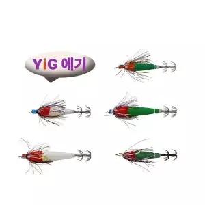 YIG 수박틴셀 미니 수평에기 왕눈이에기 수평에기 한치낚시 틴셀수박에기 (WADD042)