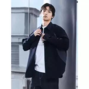 [매장정품] 8seconds 커브드 절개 셔츠 블랙 (214864AY15) 4dec68