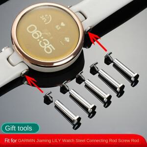 Garmin호환 Lily 스마트 스포츠 시계 나사 막대 고정 스트랩 커넥팅로드 이어로드 교체 부품 용 14mm