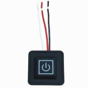 3.7~12V 발열 조끼 바지 장갑 전기 허리띠 DIY 온도 조절기 가변저항 스위치 실리콘 버튼