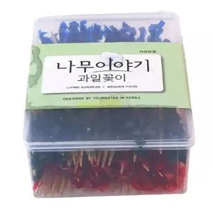 10개 꼬지 업소용 샐러드 이쑤시개 과일꽂이 포크