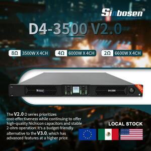 파워 앰프 전문 콘서트용 4*3500W RMS 라인 어레이 스피커 프리앰프
