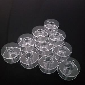 10Pc 투명 보빈 스풀 바느질 플라스틱 빈 홈 액세서리 AA7247-2
