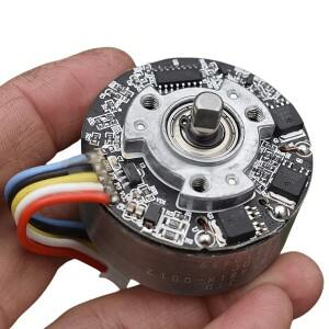 멤브레인 보강 건 브러시리스 전동  PWM 속도 조절 지원  전진 및 후진 회전 가능  OBL4818  DC12V