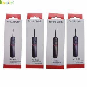니콘 호환 캐논 호환호환 카메라용 원격 셔터 릴리스 제어 코드, MC-30 MC-DC2 RS-60E3 RS-80N3, 로트당 10