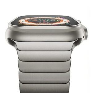 애플 호환워치 울트라 3 49mm 11 10 9 8 7 5 se용 티타늄 색상 밴드  아이워치 41 42 44mm용 스테인리스 스