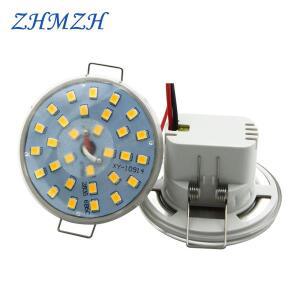 220V 110V 직접 플러그인 LED 통 통합 라이트 컵 3W 5W 6W 스포트라이트 라운드 천장 매립형 우산 옥수수
