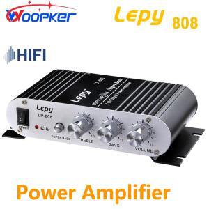 Lepy lp-808 하이파이 파워 앰프, 고품질 RCA 입출력 RMS 20W * 2 트레블, 로우 밸런스, 볼륨 조절, MP3, M