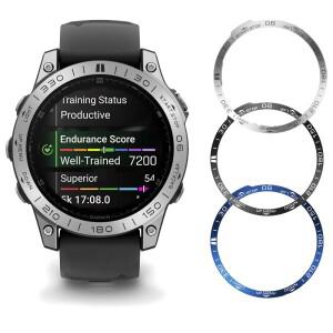 Garmin호환 Fenix 8 47/51mm 7 7X 7S Epix Pro Tactix 베젤 금속 링 스크래치 커버 용 스테인레스 스틸