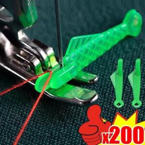 200-5피스 자동 바늘 실꿰기 홈 손 재봉틀 장치 스레드 크로스 스티치 블라인드 액세서리