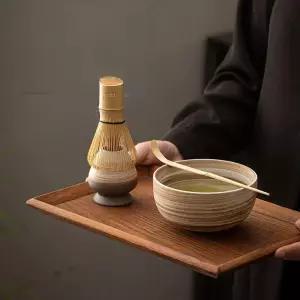 녹차 전통 도구 차집게 그릇 대나무차망반달그림자화이트 자사호 다기세트