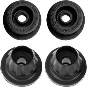 ANFTDCO 4PCS 자동차 라디에이터 마운트 부싱 OEM 21506-4M400 고무 차량 상하 브래킷 지원 교체 베르사