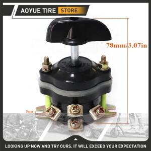 12V/36V/48V 브러시 정방향 역방향 스위치 손잡이 켜기/끄기 500W 1000W 전기 전동 이동 카트 스쿠터 ATV