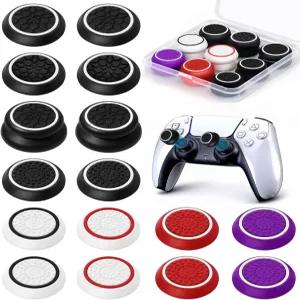 PS5/4/Xbox/Switch Pro용 Fayazoy 16-in-1 퍼포먼스 엄지 그립 조이스틱 캡 3개의 높이 커버 FPS CQC 스킨