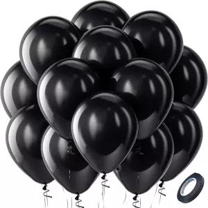 베젠테 블랙 풍선 라텍스 파티 - 생일 졸업 카지노 게임 기념일 흑인 역사의 달 테마 장식 2026년을 위한