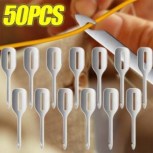 스테인리스 스틸 바늘 통사기 손바느질 도구 소형 대형 십자수 DIY 수공예용