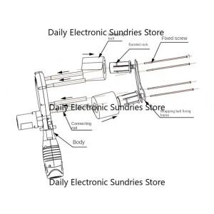 12V 27W 에어컨 테이프 감는 기계 - AC 유지보수용 절연 감싸기 도구